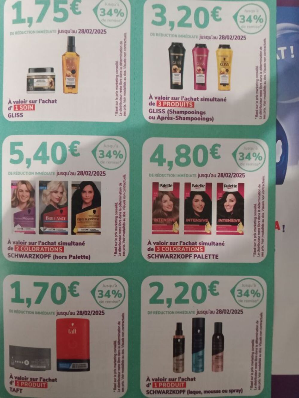 bon de r&eacute;ductions Billetterie