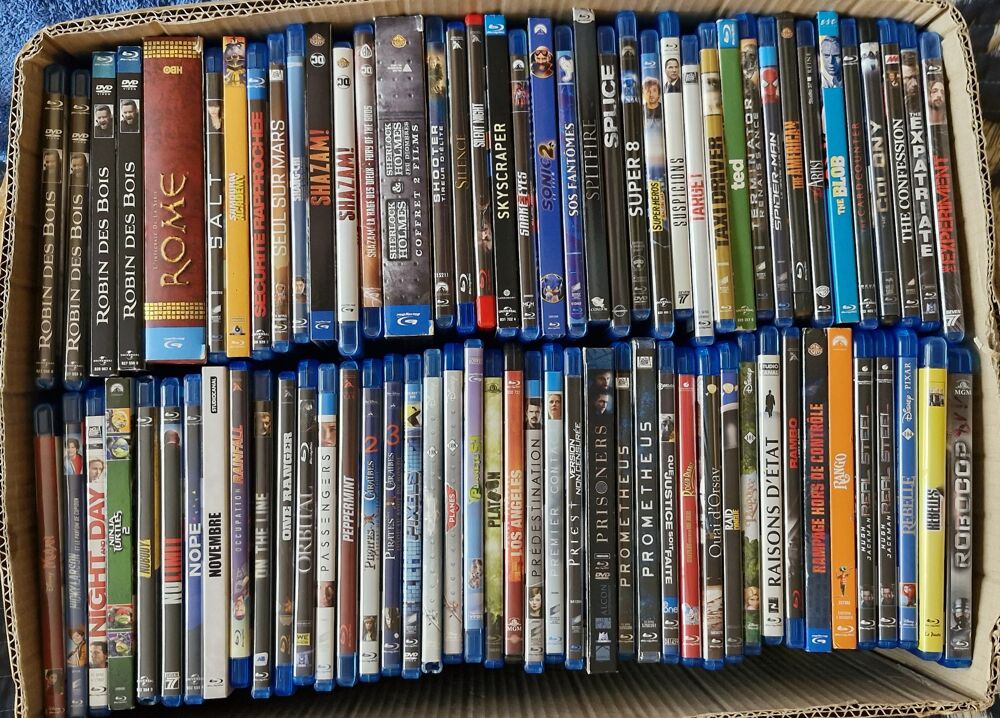 Lot de BLURAY, UHD et DVD DVD et blu-ray