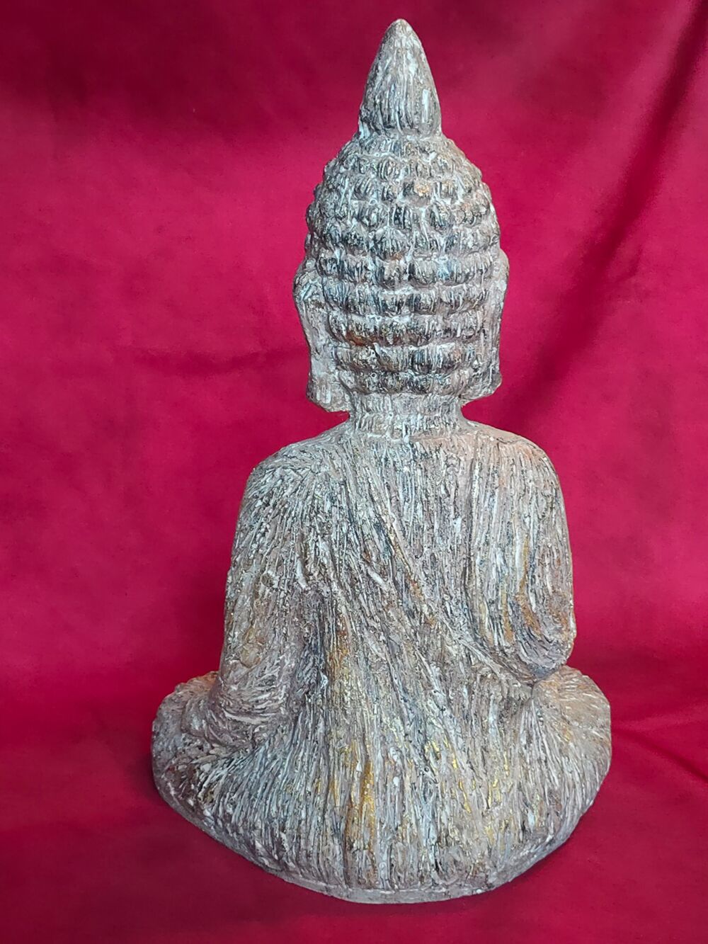 Bouddha porte bougie en r&eacute;sine hauteur 41 cm (n&deg;28) Décoration