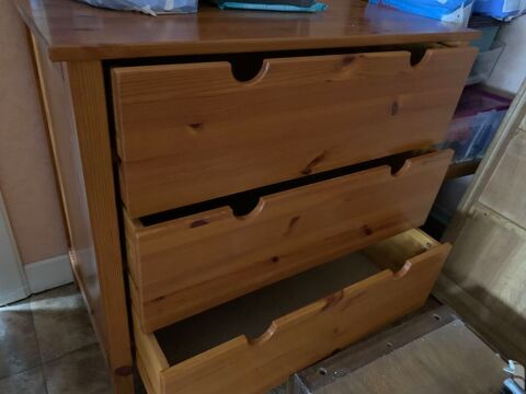 Commode vernis 3 tiroirs 70 Longwy (54)