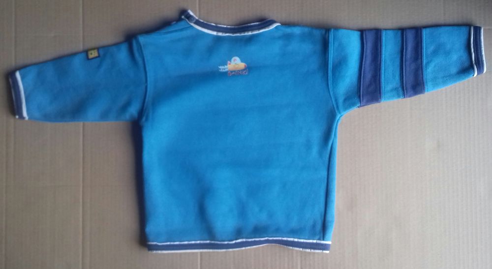 Sweat shirt bleu - DPAM- 12 mois Puériculture