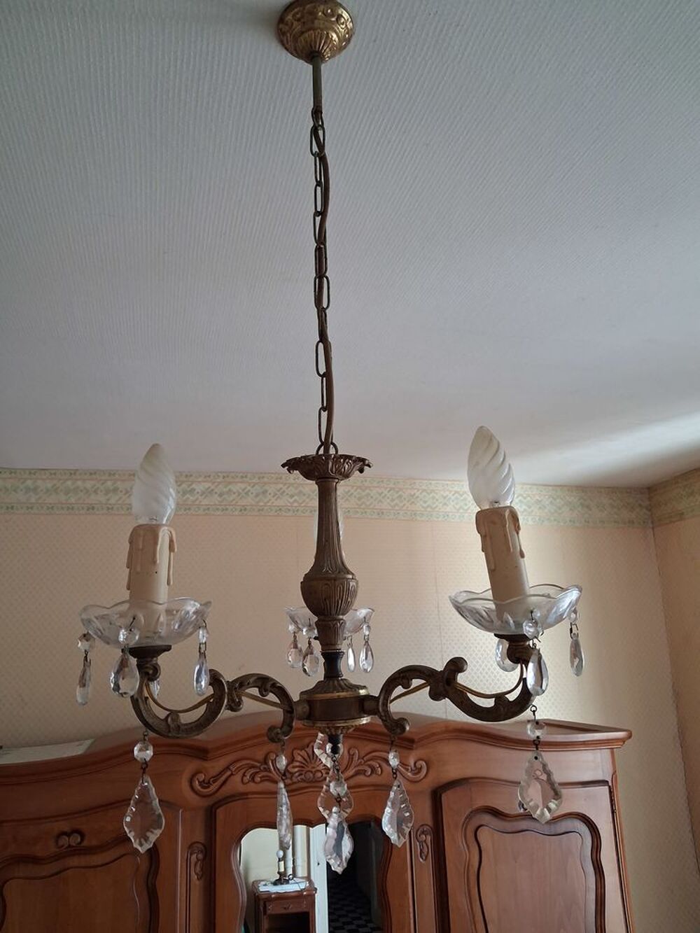 lustre et 2 appliques Décoration