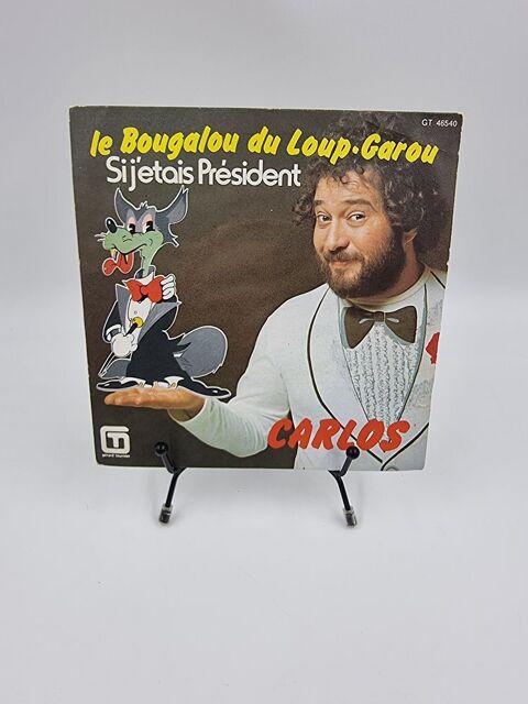 Vinyle 45 tours Carlos : Le Bougalou du Loup-Garou 2 Vulbens (74)