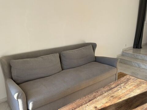 Divan salon tissu gris 3 � 4 personnes 249 * 105 150 Six-Fours-les-Plages (83)