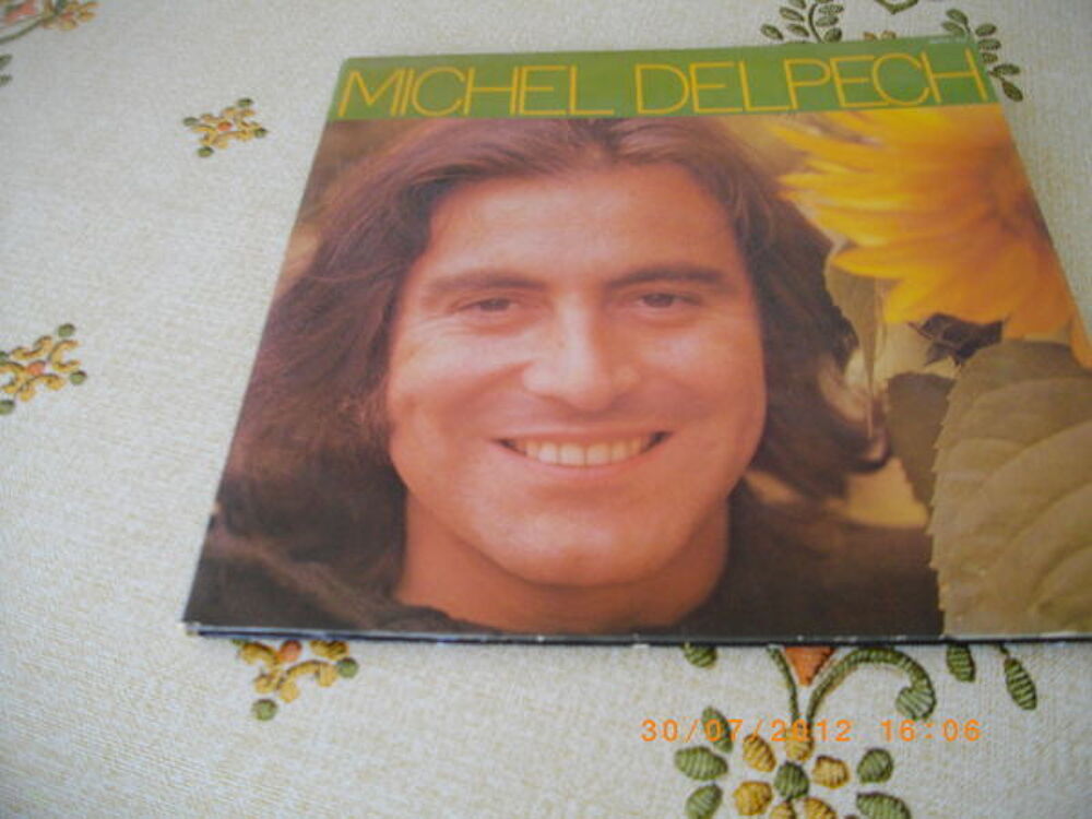 Pochette de 2 disques vinyles 33 Tours de "MICHEL DELPECH" CD et vinyles