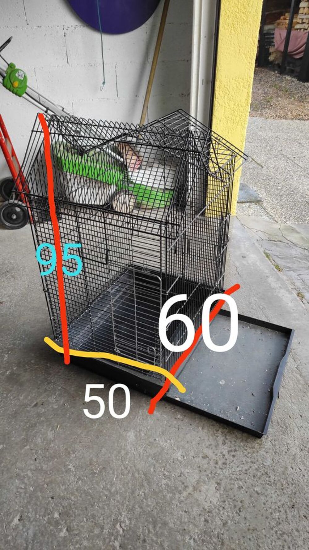 Cage grande perruches d&eacute;montable Meubles