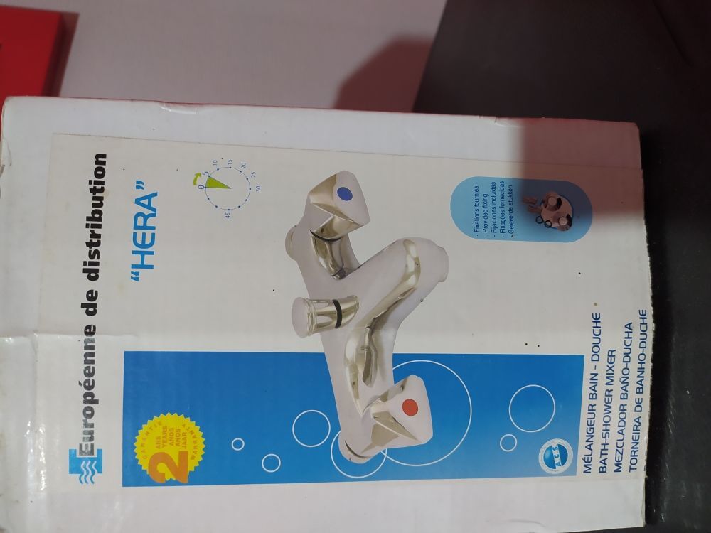 M&eacute;langeur Bain Douche Hera Chrome Bricolage