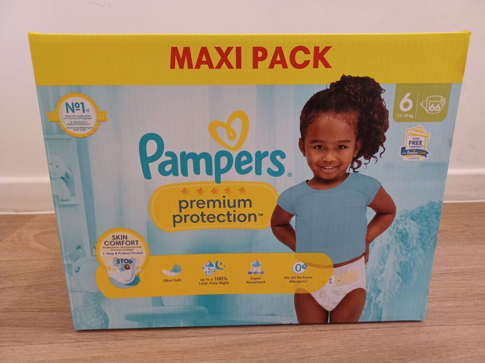 Maxipack Couches PAMPERS Baby -dry et Harmonie Taille 2 &agrave; 6 Pu�riculture