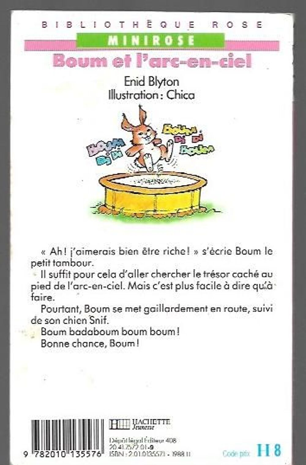bibliotheque rose - Boum et l'arc-en-ciel - 1988 Livres et BD