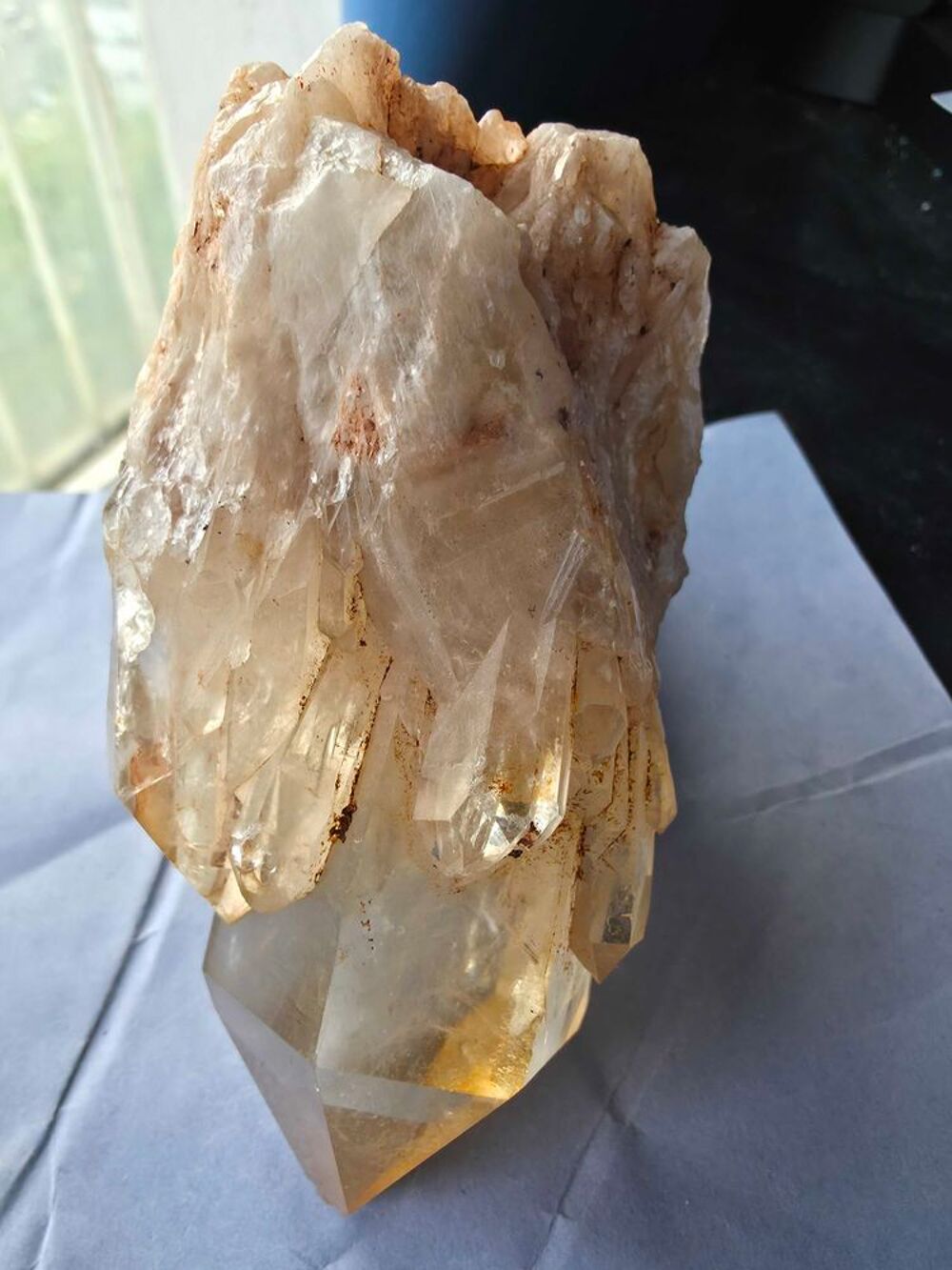 Sp&eacute;cimen Rare : Citrine Naturelle Brute de Kolwezi(Congo)-421g 