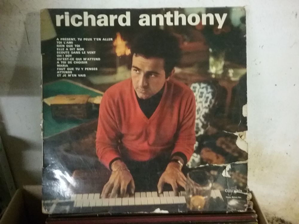 Vinyles 45 et 33 tours de Richard Anthony CD et vinyles