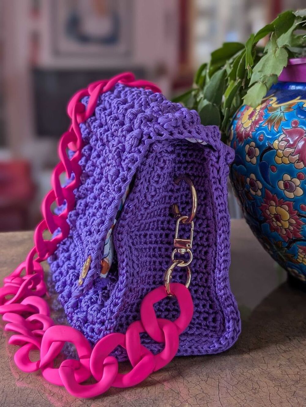 Sac+&agrave; +main+&agrave; +bandouli&egrave;re+Artisanal+Style+Boh&egrave;me Maroquinerie