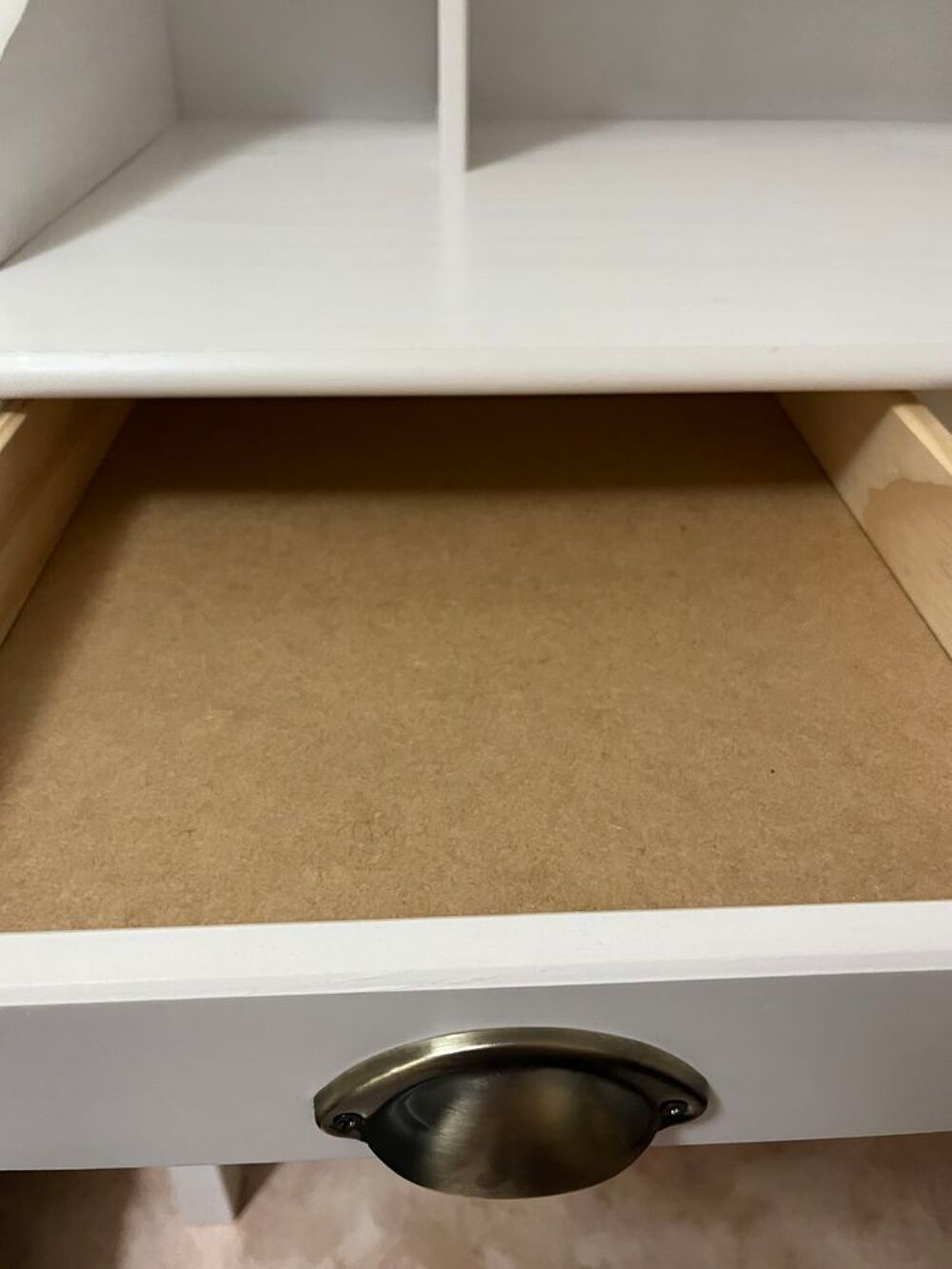 Bureau en pin massif blanc marlene Meubles
