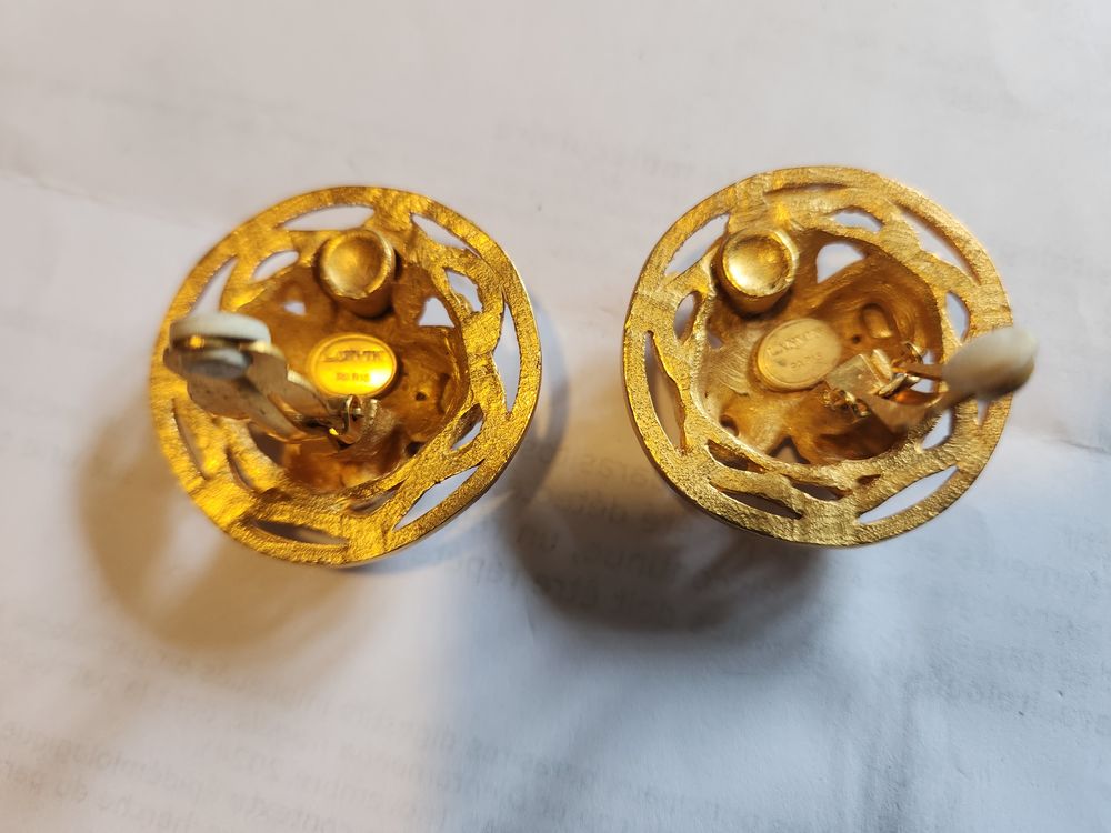 BO Clip ronde strass Crystal LANVIN Bijoux et montres