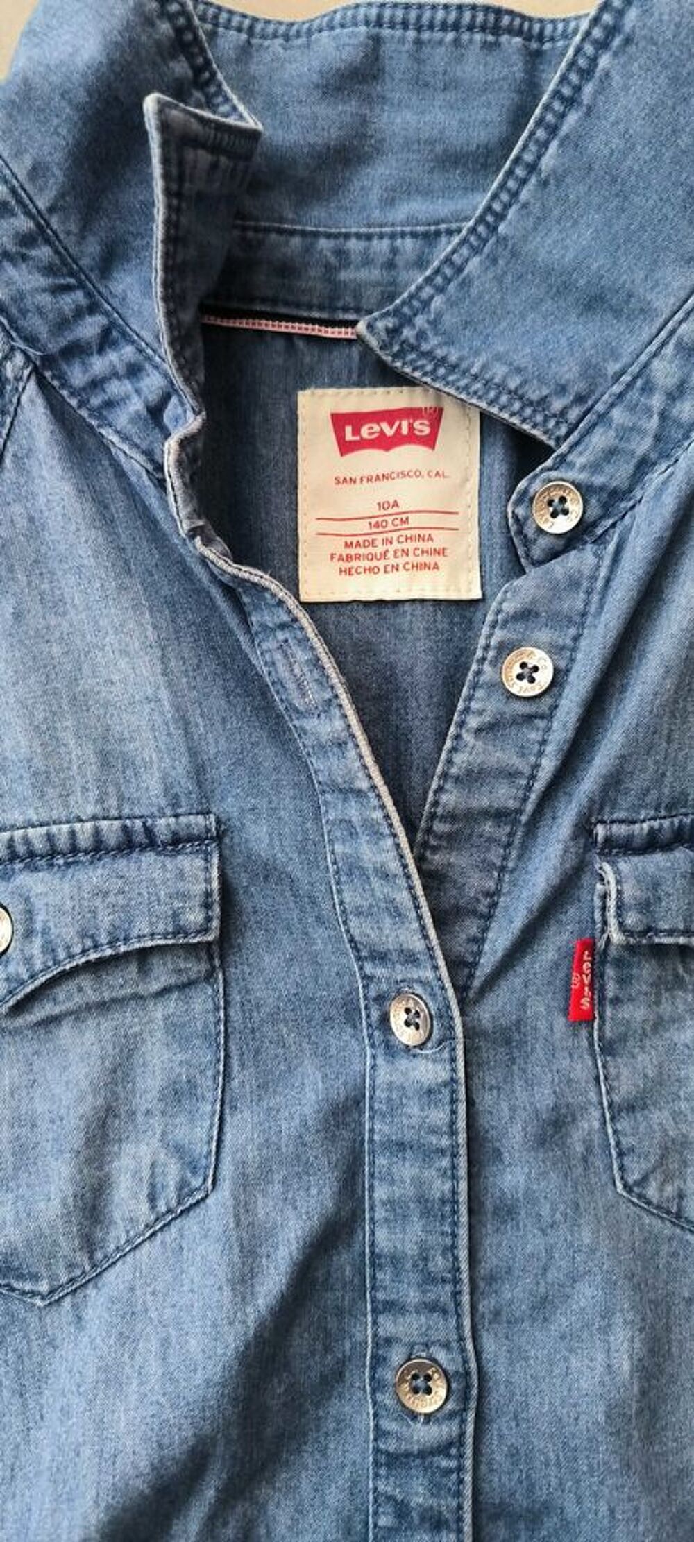 veste en jeans 10 ans Vêtements