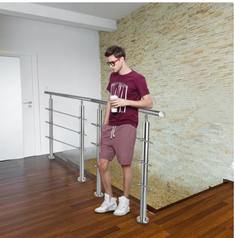 Rampe d'escalier - AUFUN - 100 cm - Acier inoxydable - Int�r 40 Saint-G�nis-des-Fontaines (66)