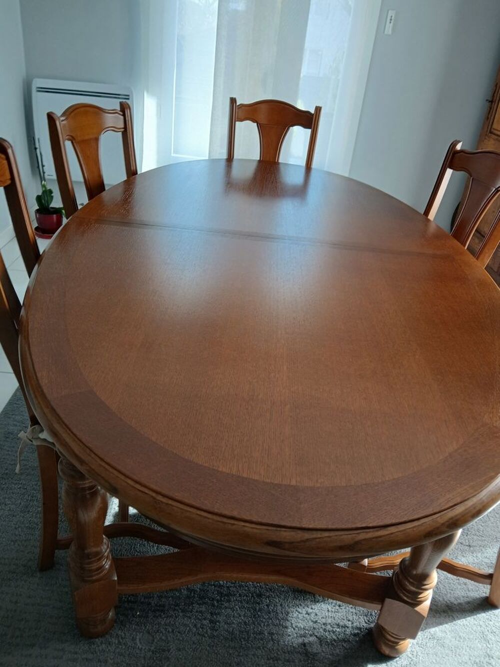 Table ovale et 6 chaises Meubles