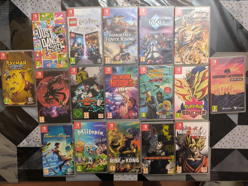 jeux Switch en bo&icirc;te Consoles et jeux vidéos