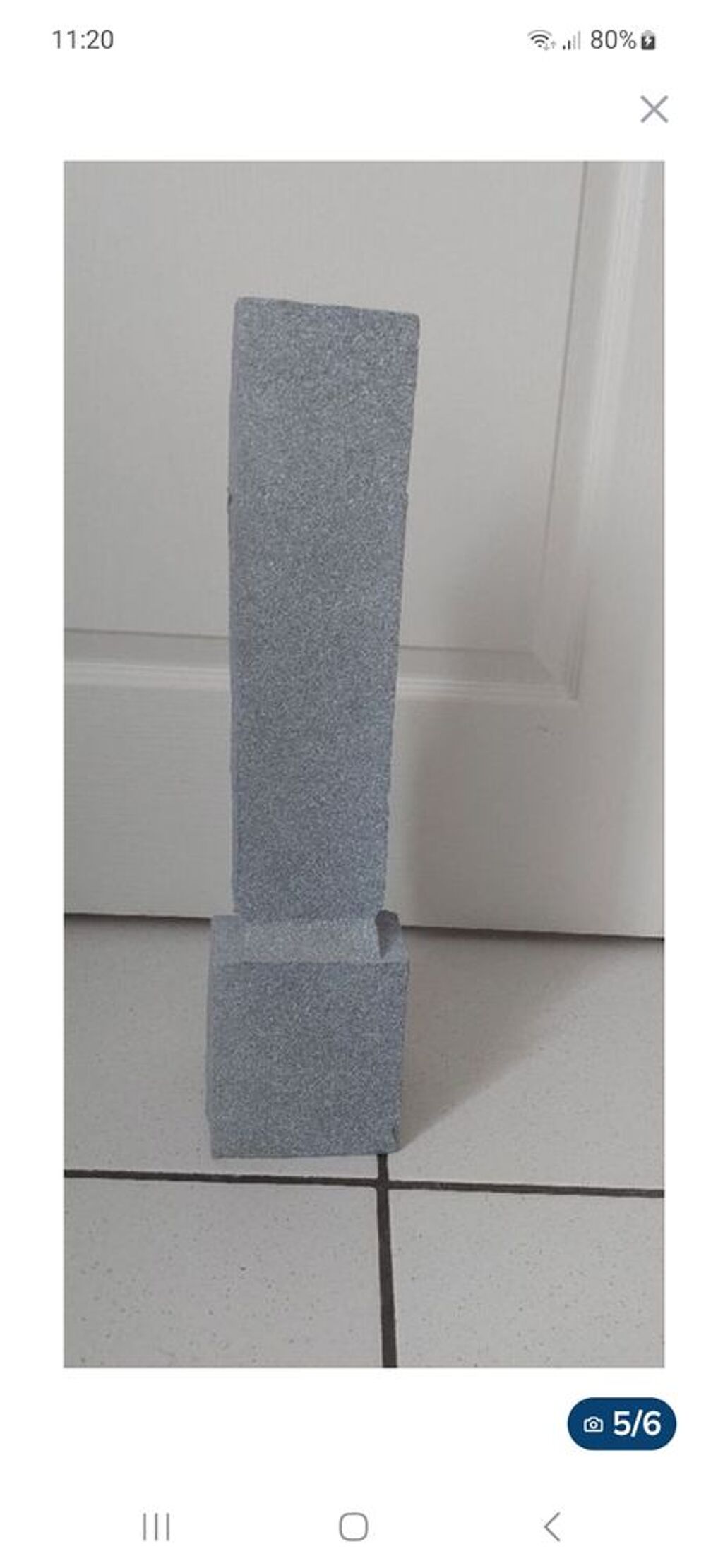 Statue moai r&eacute;sine hauteur
50 cm Décoration