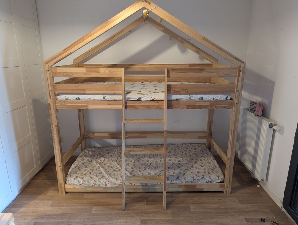 lit superpos&eacute; mon lit cabane en pin Meubles