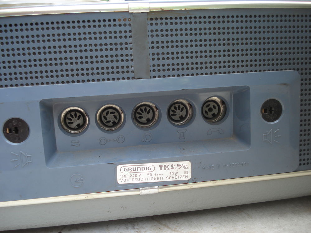 Magn&eacute;tophone &agrave; bandes et &agrave; lampes GRUNDIG TK47 Audio et hifi