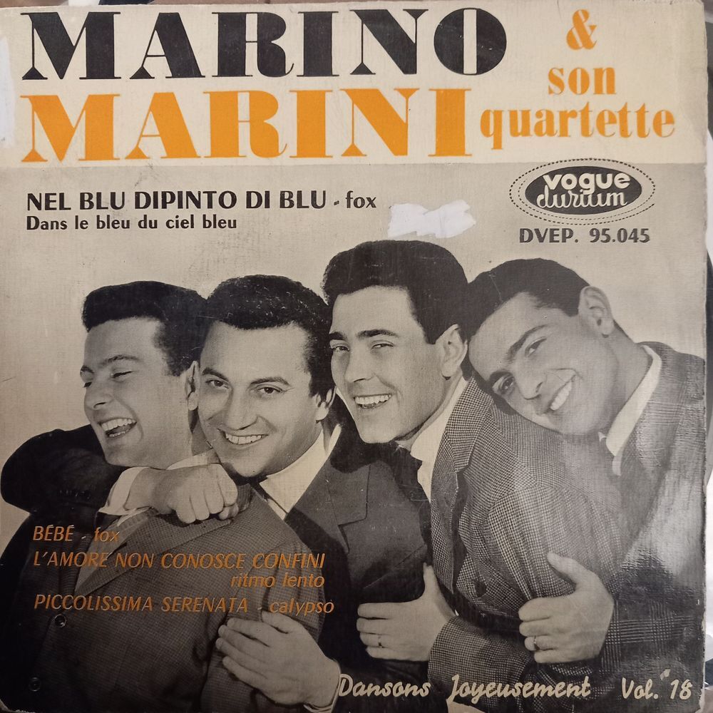 MARIO ET MARINI ET SON QUARTETTE / 3 X DISQUES VYNIL 45T CD et vinyles