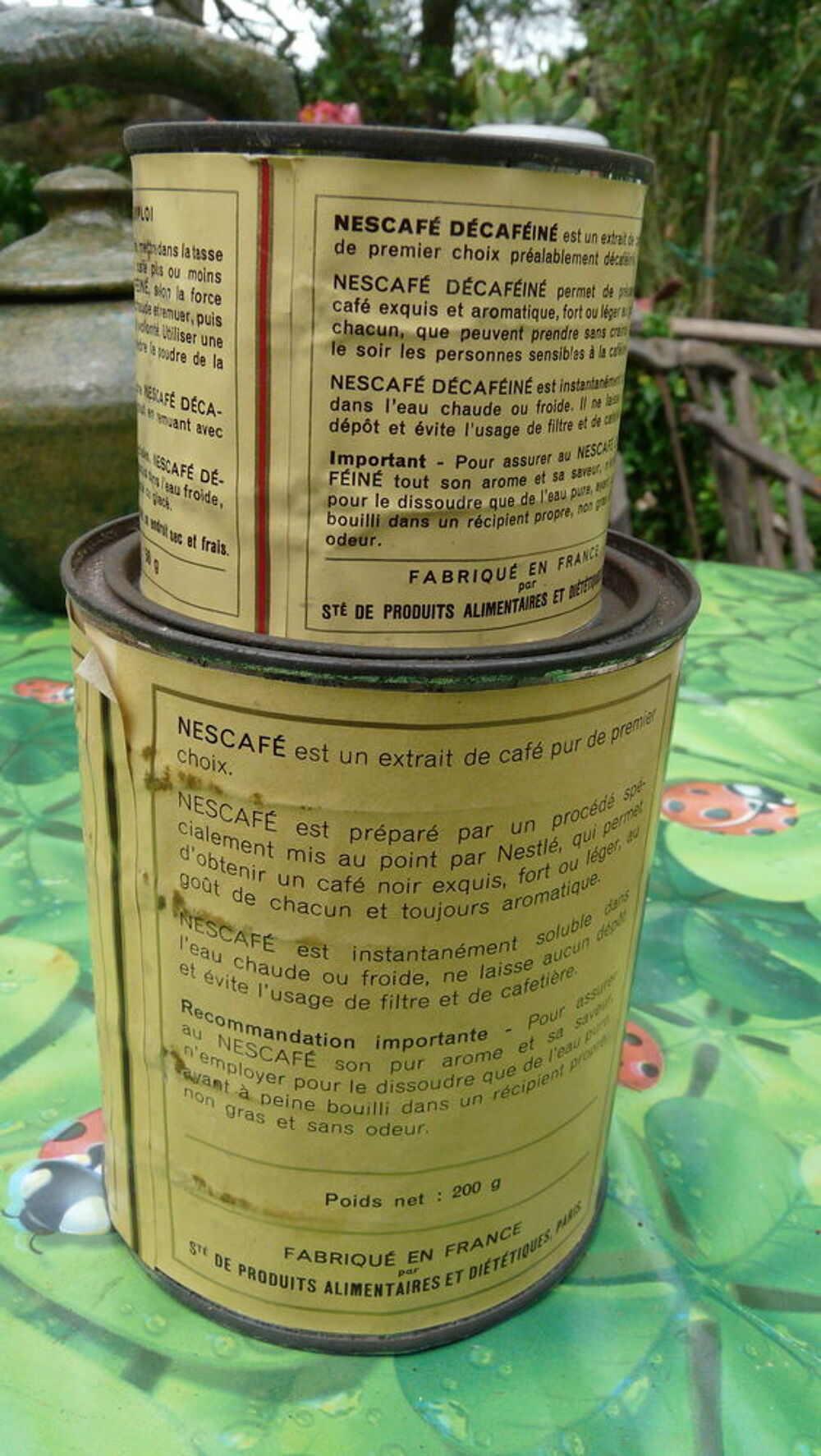 Boites Nestl&eacute; Nescaf&eacute; ann&eacute;es 50- 60 Décoration
