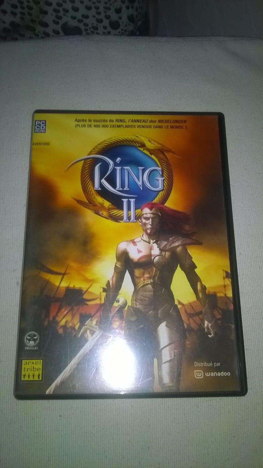 Jeux PC Ring II 
2002
Excellent etat
Ring II est un jeu d Consoles et jeux vidos
