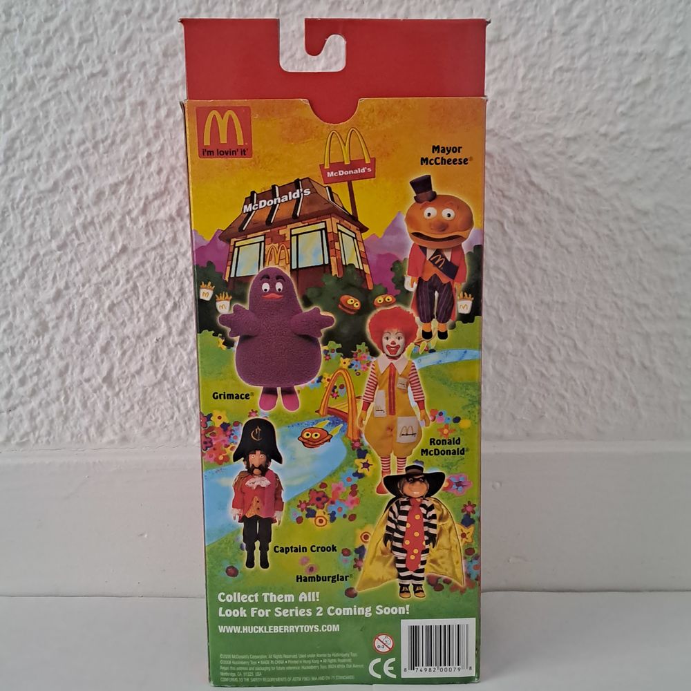 Figurine McDonaldland Characters 2008 Hamburglar neuf 