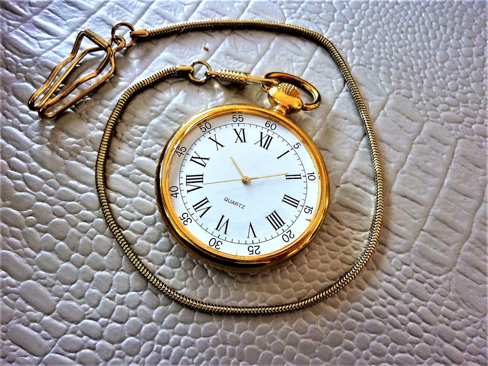 LUC DESROCHES montre gousset ferroviaire 1980 GOC0066 Bijoux et montres
