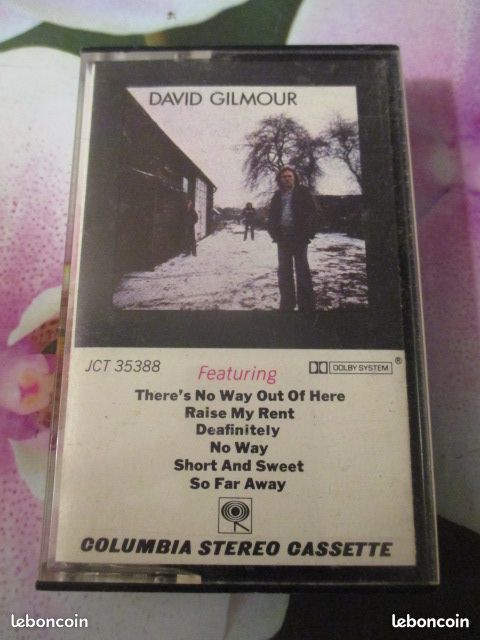 Cassette audio David Gilmour  8 H�rouville-Saint-Clair (14)
