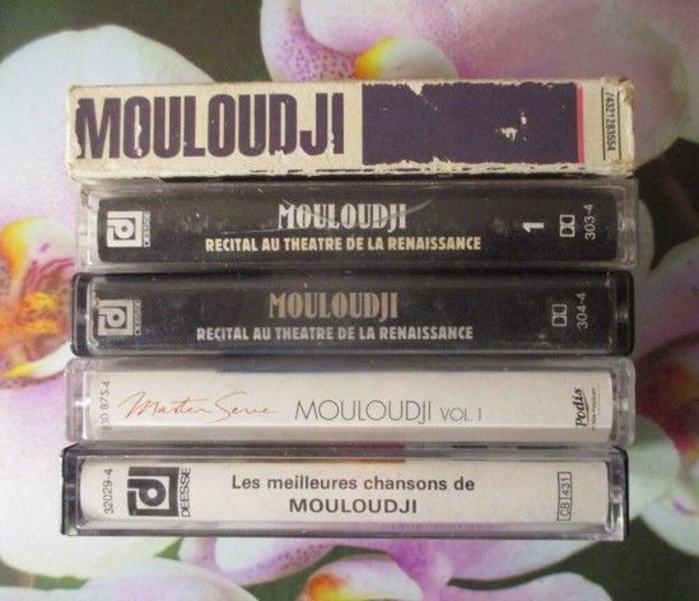 Cassettes audio Mouloudji CD et vinyles