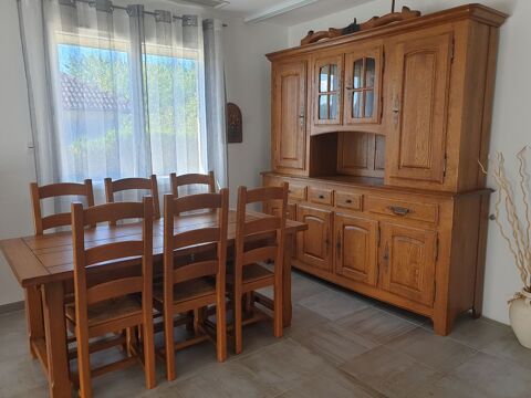 Salle � manger en ch�ne massif 3000 Tr�lissac (24)
