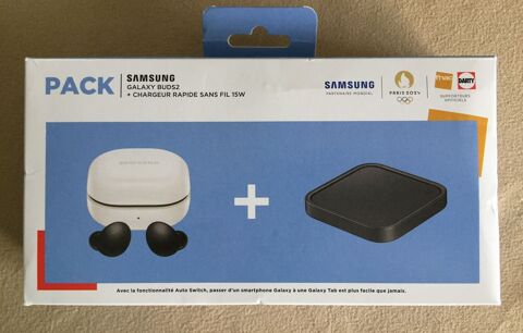 couteurs SAMSUNG Galaxy Buds 2 NEUFS + CHARGEUR rapide 70 Wattrelos (59)