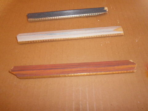 Lot de 186 m�tres de baguettes fines de diff�rentes couleurs 279 Wolxheim (67)