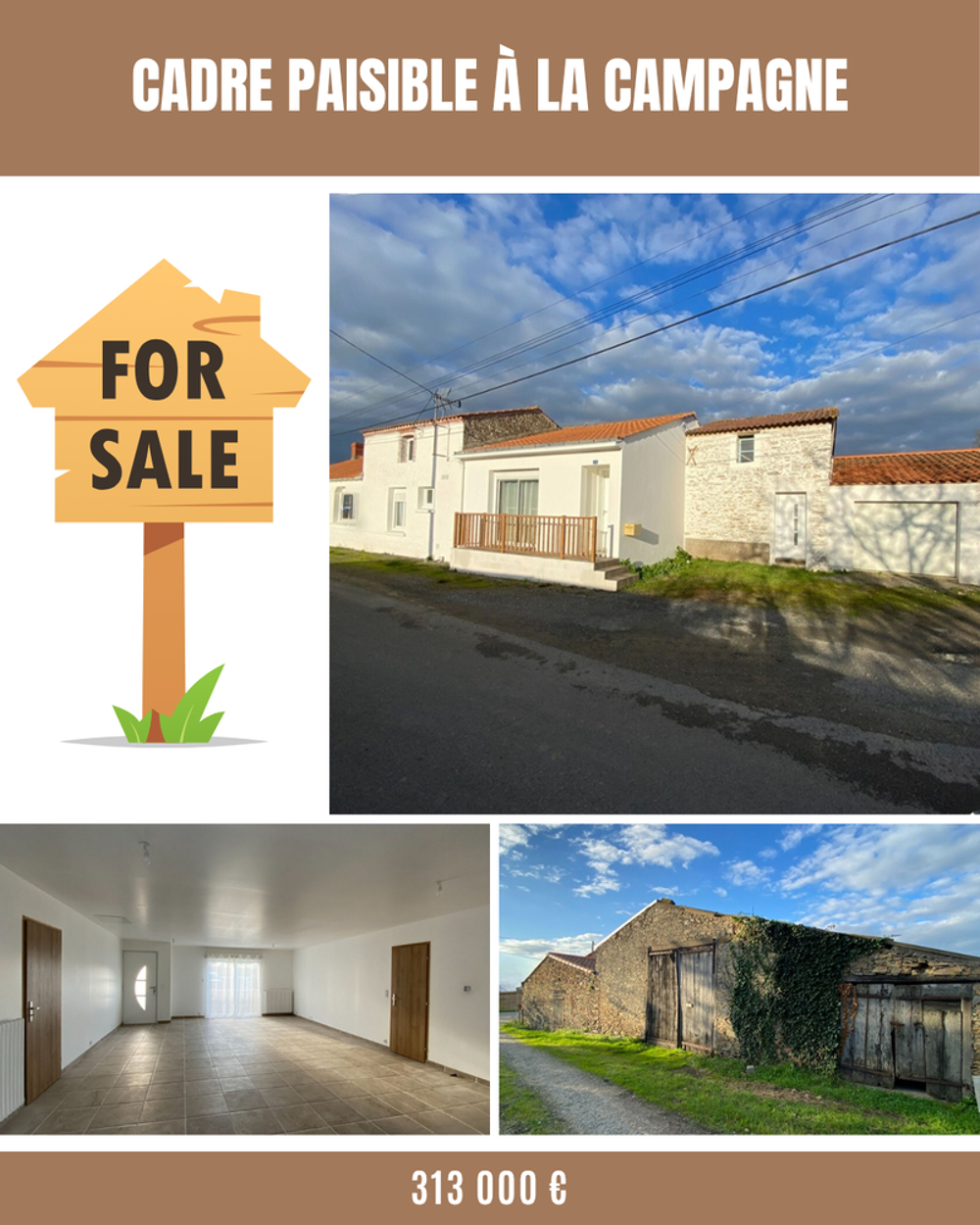 Vente Maison Maison familiale 5 pièces Saint-Étienne-de-mer-morte