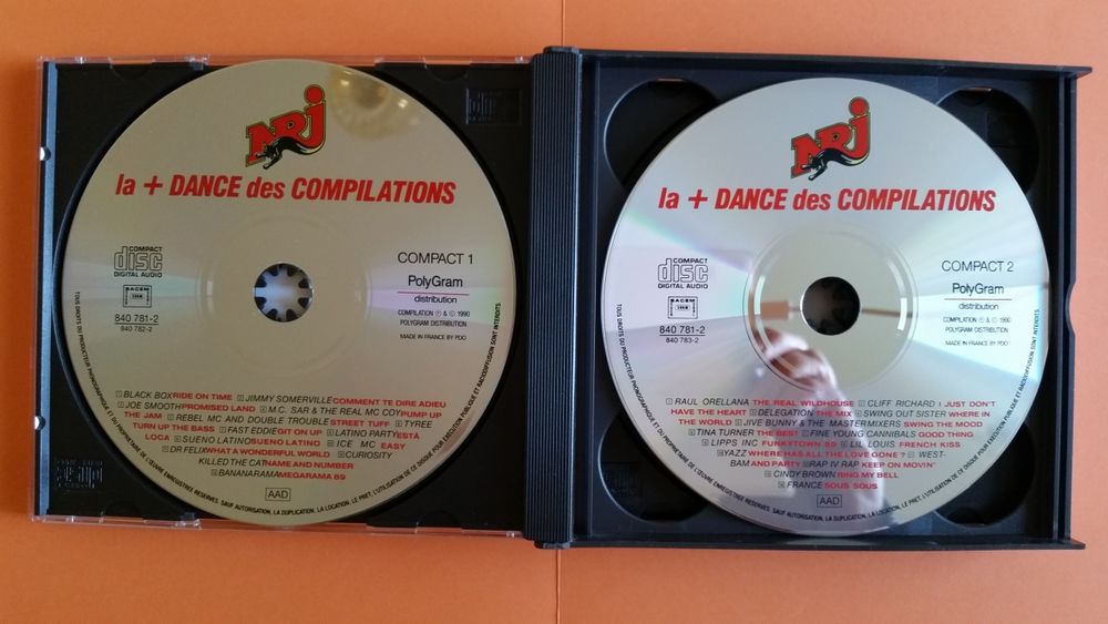 LA DANCE DES COMPILATIONS CD et vinyles