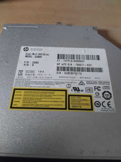 Super Multi DVD Writer Gabon Hp Notebook 15-af119nf . 10 Herblay (95)