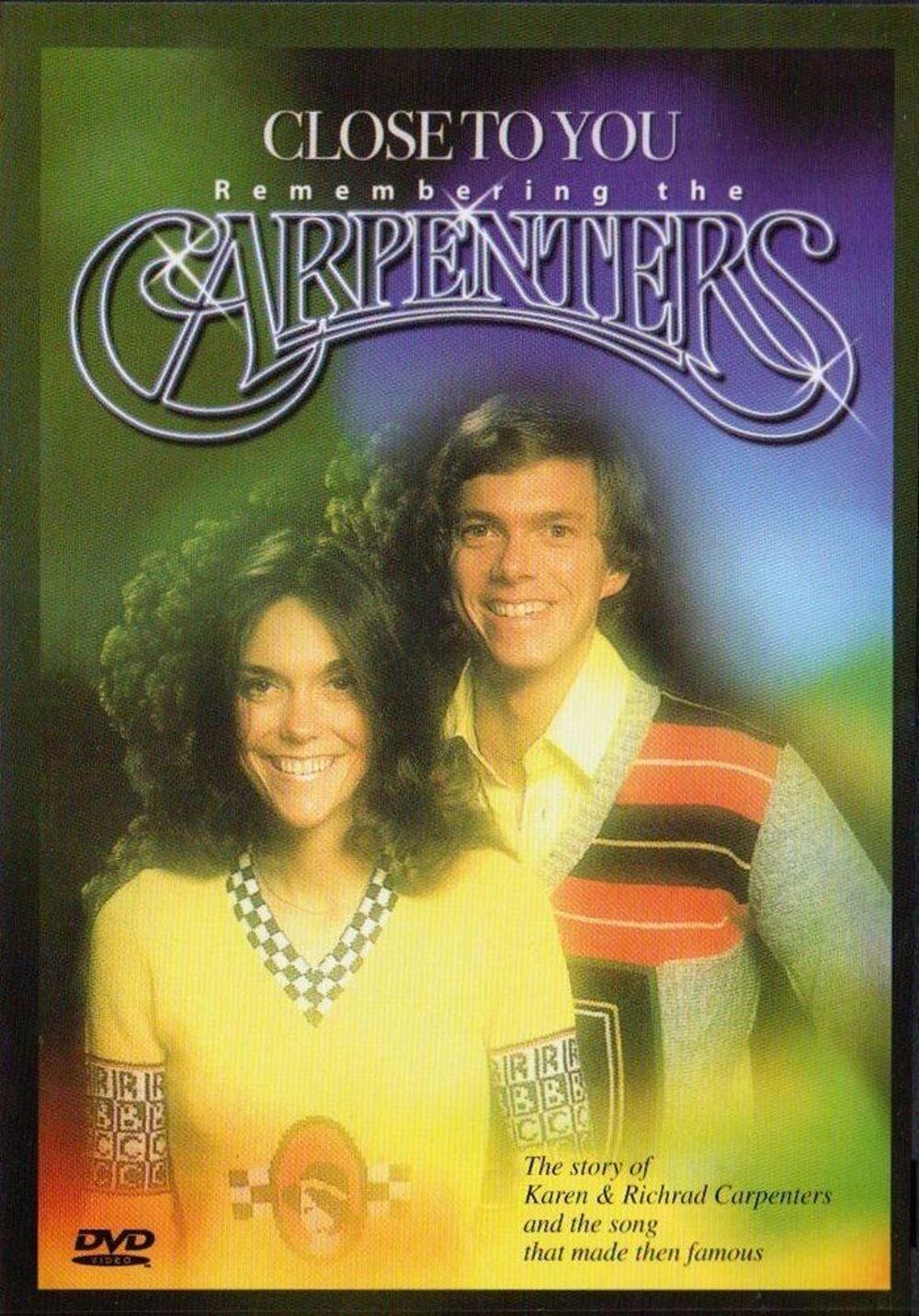 CLOSE TO YOU REMEMBERING THE CARPENTERS DVD et blu-ray