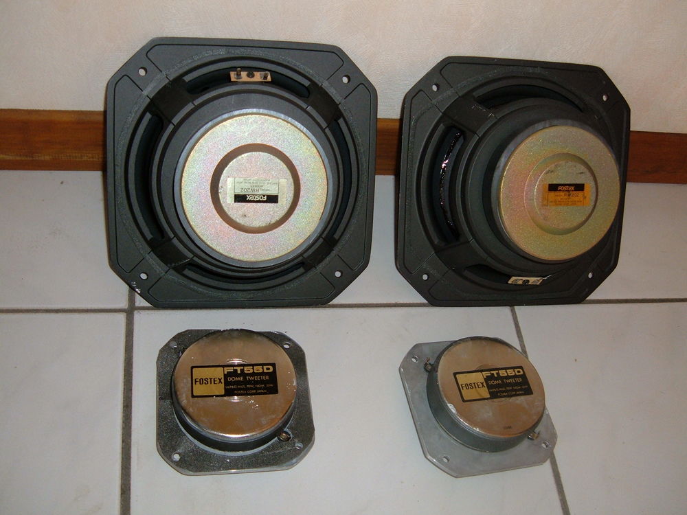 KEF (boomer) &amp; polyplanar &amp; FOSTEX Audio et hifi