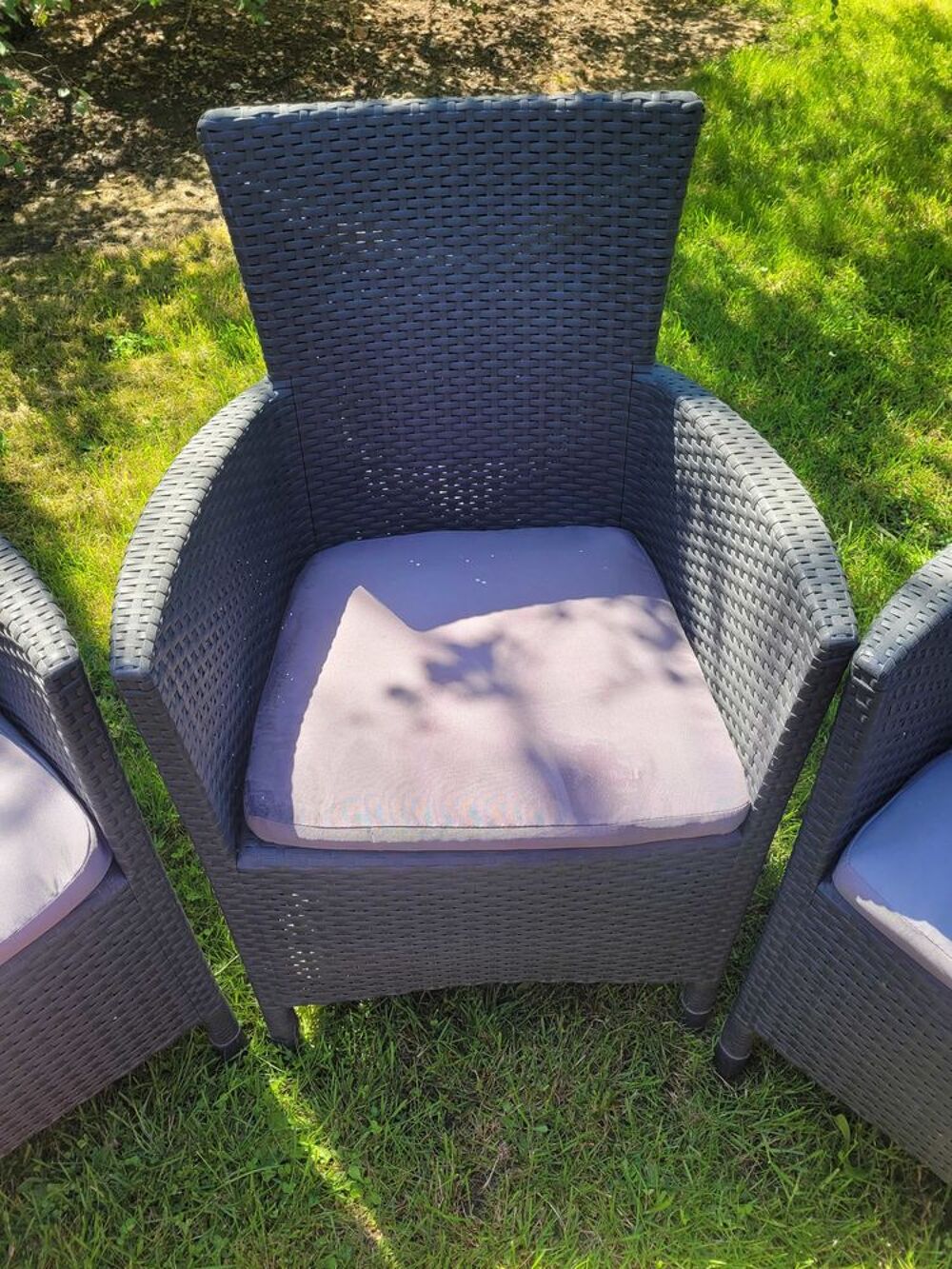 4 fauteuils et jardin ALLIBERT Jardin