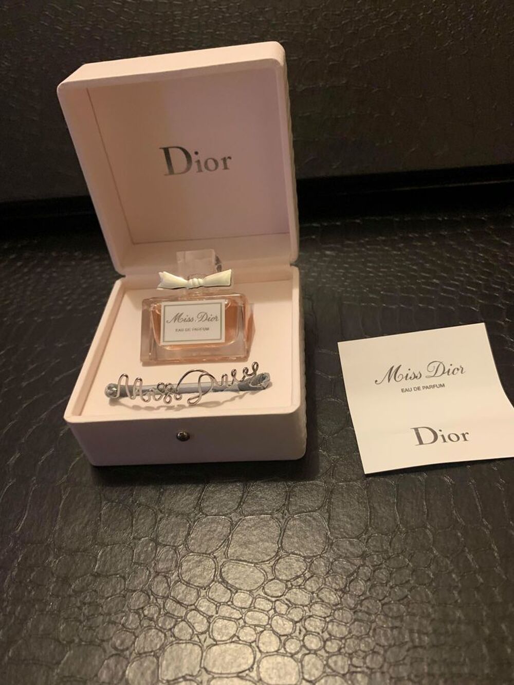 Coffret miniature/bracelet Dior 
