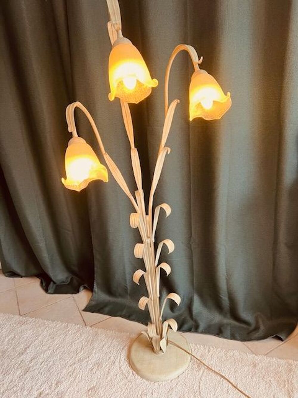 Lampadaire 3 lampes (style florentin) Décoration