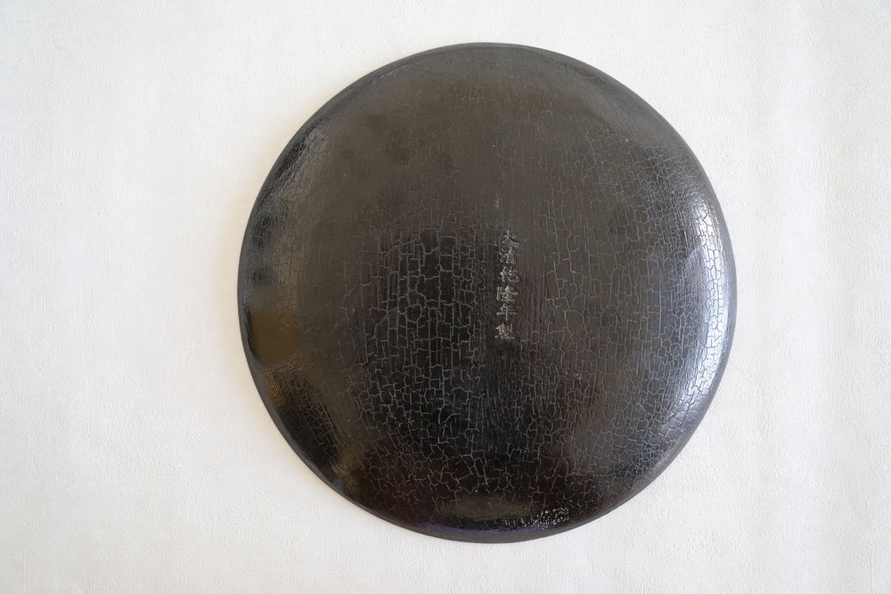 CHINOIS LAQUE ROUGE 6 VIEUX MONSIEURS 