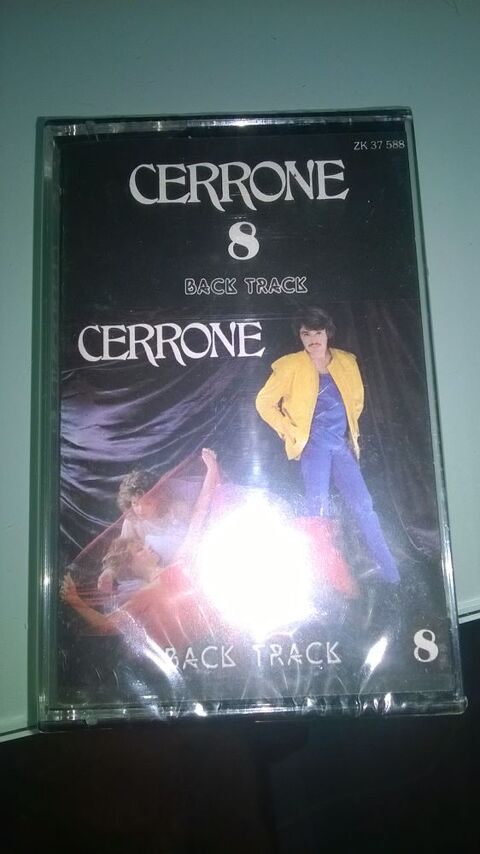 Cassette Cerrone 
Back Track 8 
1982 
Neuf sous emballage 10 Talange (57)