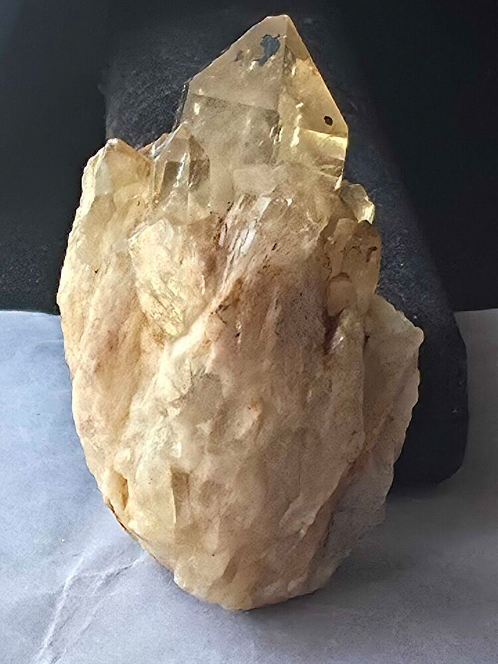 Citrine Naturelle Brute Kolwezi Congo 135g-Sp&eacute;cimen de Collection 