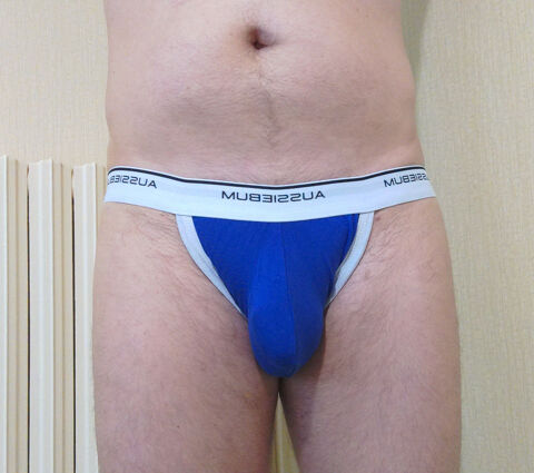 Slip tanga bleu aussieBum taille M 11 Bourg-Blanc (29)