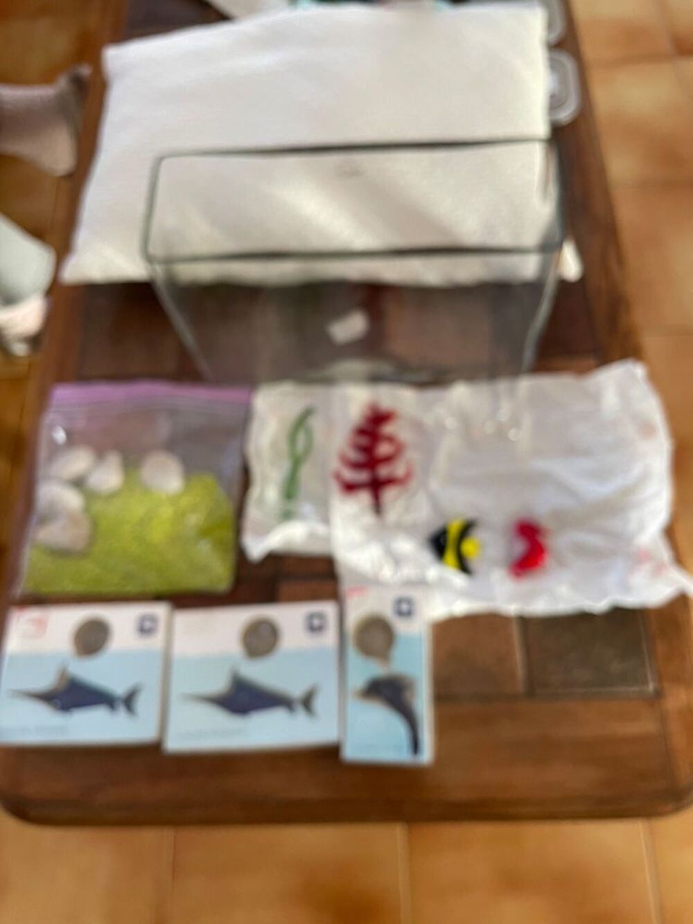 aquarium et poissons &agrave; bulle Décoration