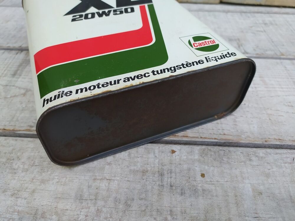 Ancien Bidon Huile CASTROL XL 2L Garage Collection Automobil 
