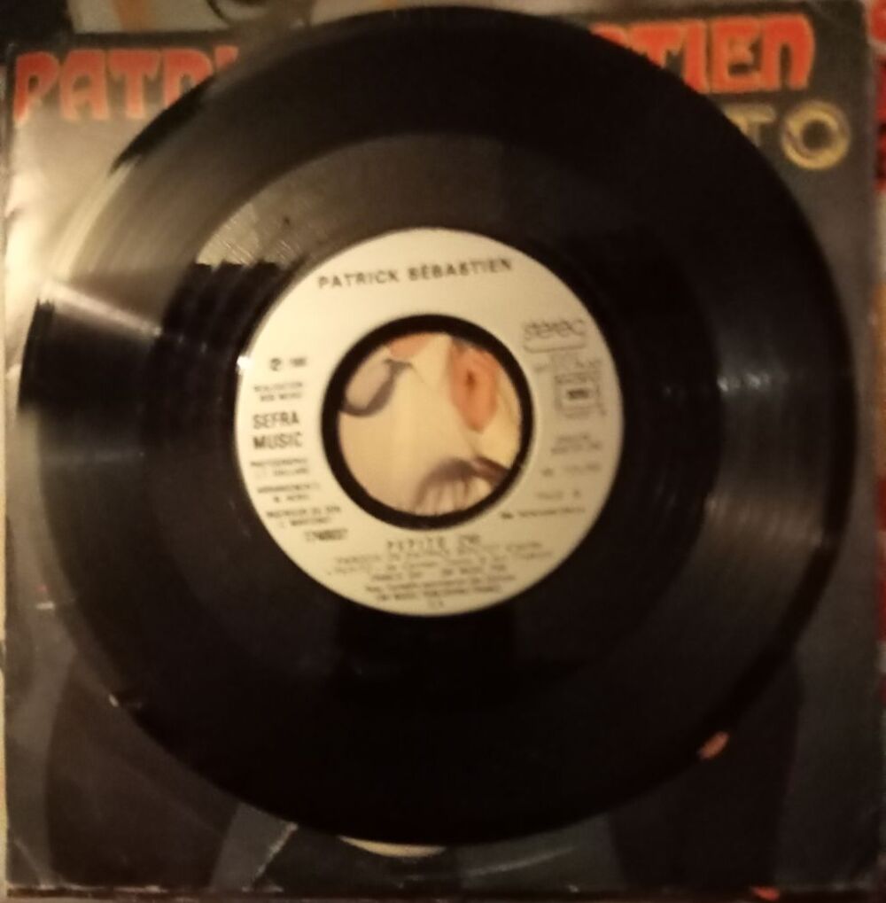PATRICK SEBASTIEN / 5 X DISQUES VYNIL45 TOURS CD et vinyles